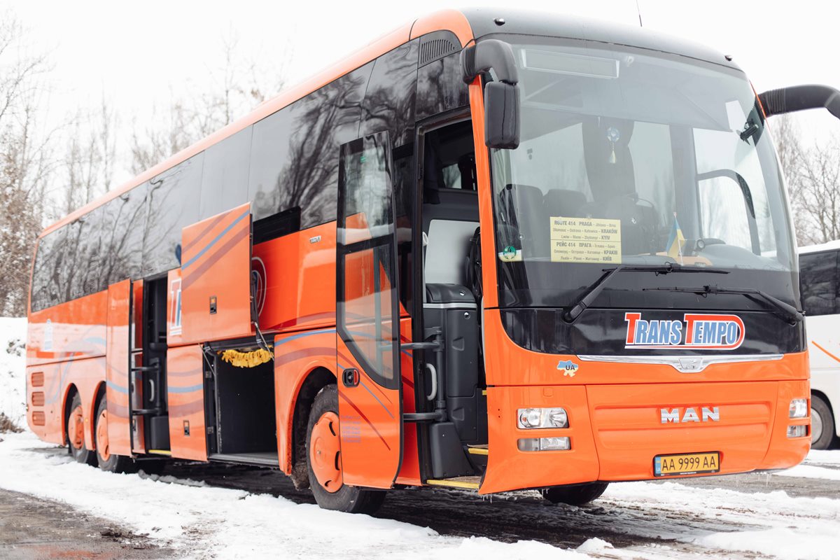 Автобус Прага - Краковец